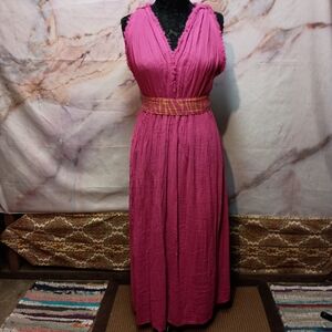 NWT Womella Pink Helen Maxi Dress
